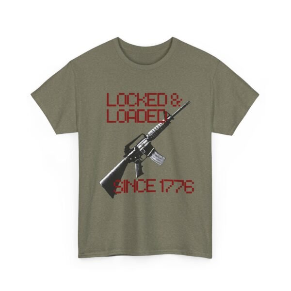 1776 Locked and Loaded Cool Patriotic Gun Shirt - Image 16