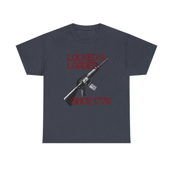 1776 Locked and Loaded Cool Patriotic Gun Shirt - Image 35