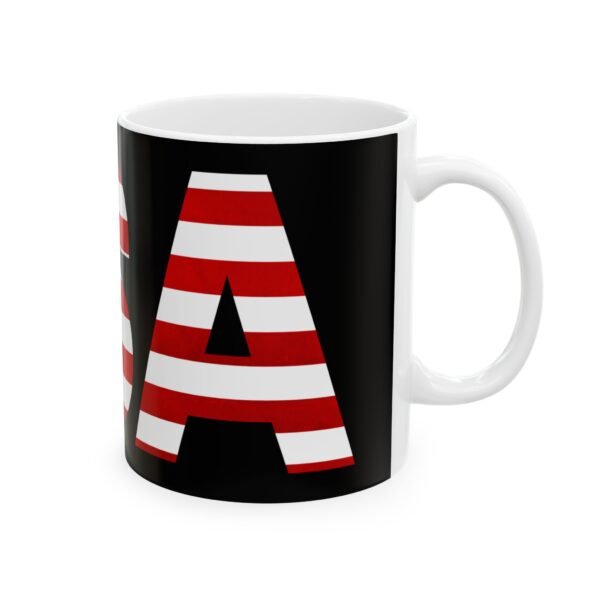 Patriotic USA Ceramic Mug - Celebrate America with 11oz or 15oz Sizes - Image 4